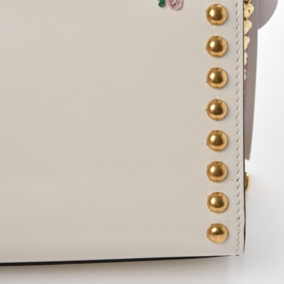 HOST PICK 🥳Gucci Small Floral Embroidered Padlock Shoulder Bag NEW WITH DUSTBAG - Picture 6 of 10